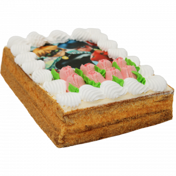 Бисквитный торт "Картинка"